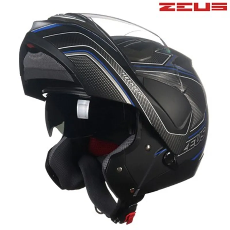 Мотоциклетный шлем ZEUS с двумя объективами защитный полным покрытием