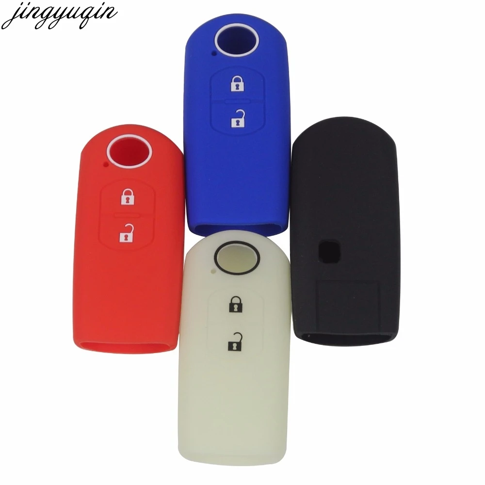 2 кнопки дистанционного силиконовый смарт ключ крышка чехол для Mazda 2/3/5/6 CX 3 4 5 7 9