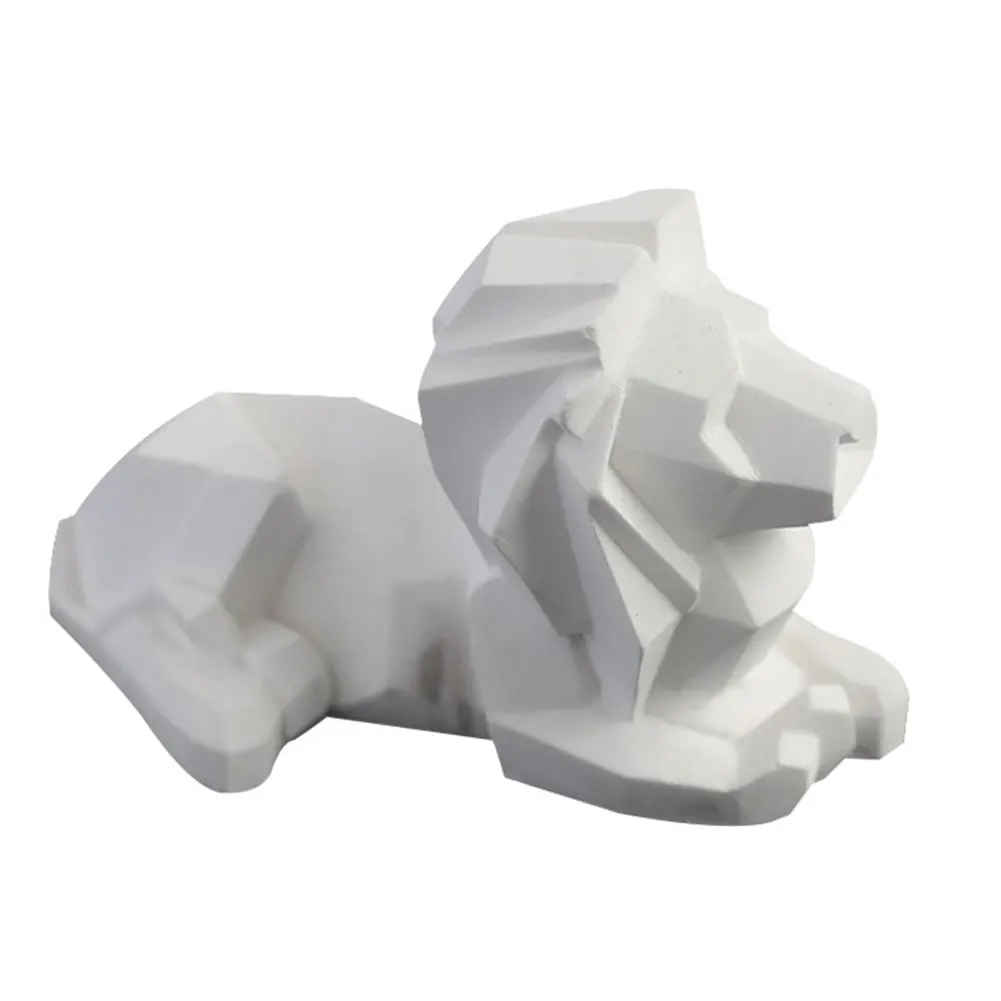 

Candle Mould 3D Geometric Lion Shape Silicone Candle Mold DIY Scented Candle Soap Wax Gift Casting Craft Making Home Decoration