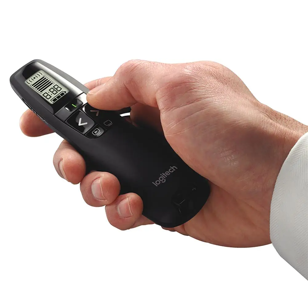 Logitech беспроводной презентер R800 красная лазерная указка 2 4 ггц USB PPT пульт