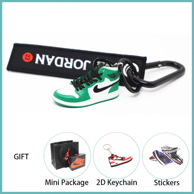 Новинка ручной работы 3D AJ Key ChaiAir Mini Jordan кроссовки модель милый брелок для ключей Баскетбольная обувь Подарочный Брелок для ключей модные украшения - Цвет: 6