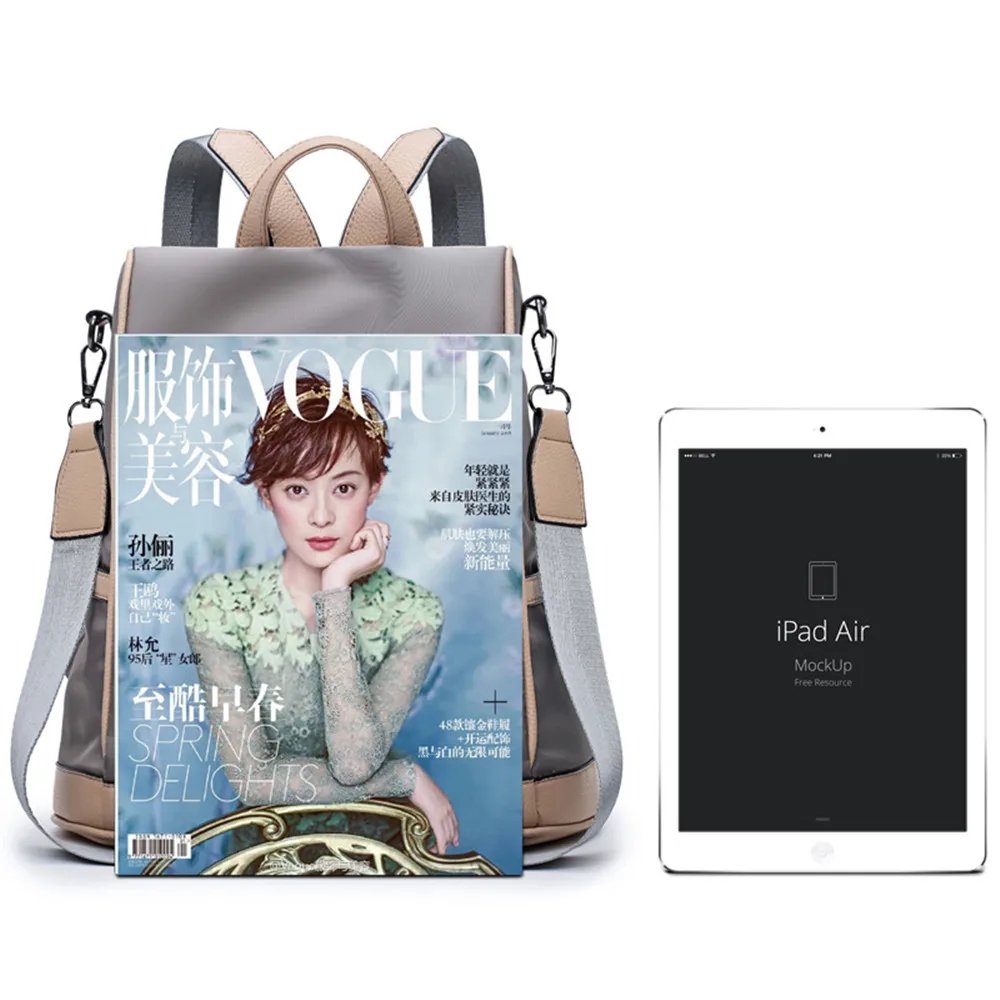 Женский рюкзак в стиле преппи водонепроницаемые Рюкзаки из ткани Оксфорд