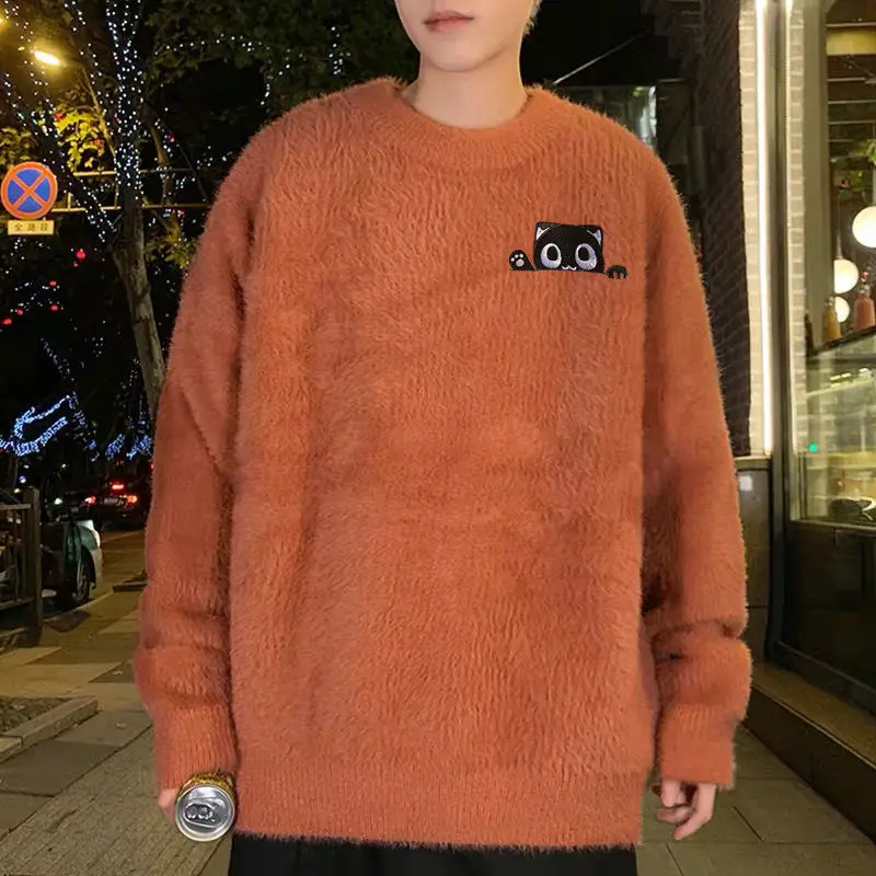 

Autumn and winter sweater men's loose sweater jacket