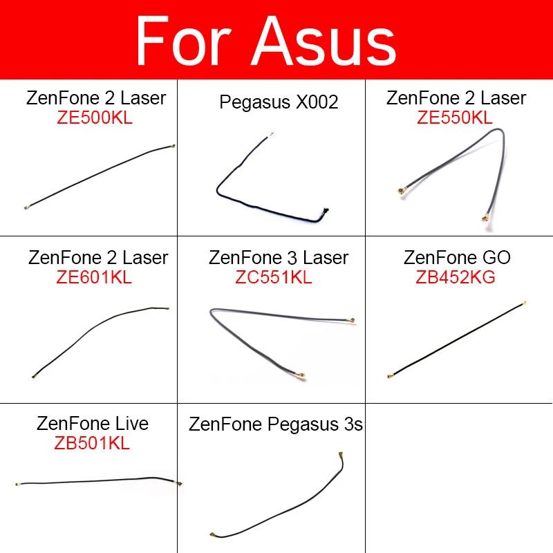 Антенна WiFi гибкий кабель для ASUS ZenFone Pegasus X002 3s 2 3 Laser Go Live ZE500KL/550KL/601KL ZC551KL ZB452KG ZB501KL |