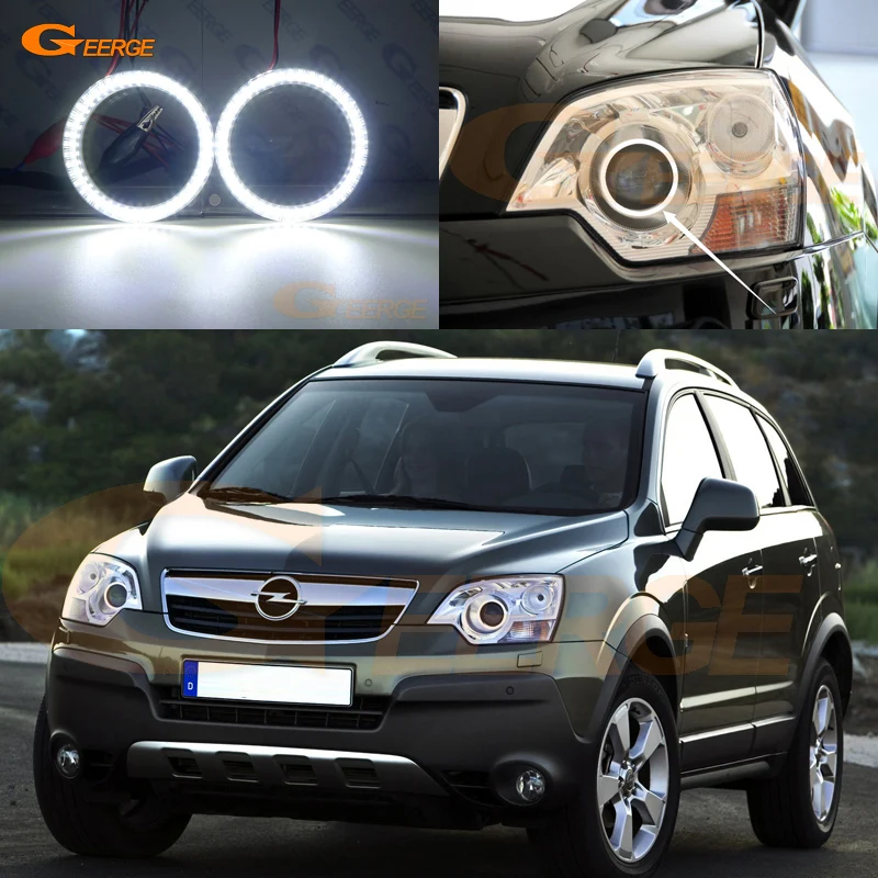 Ультра яркий SMD СВЕТОДИОДНЫЙ ангельские глазки halo rings kit Дневной светильник для Opel