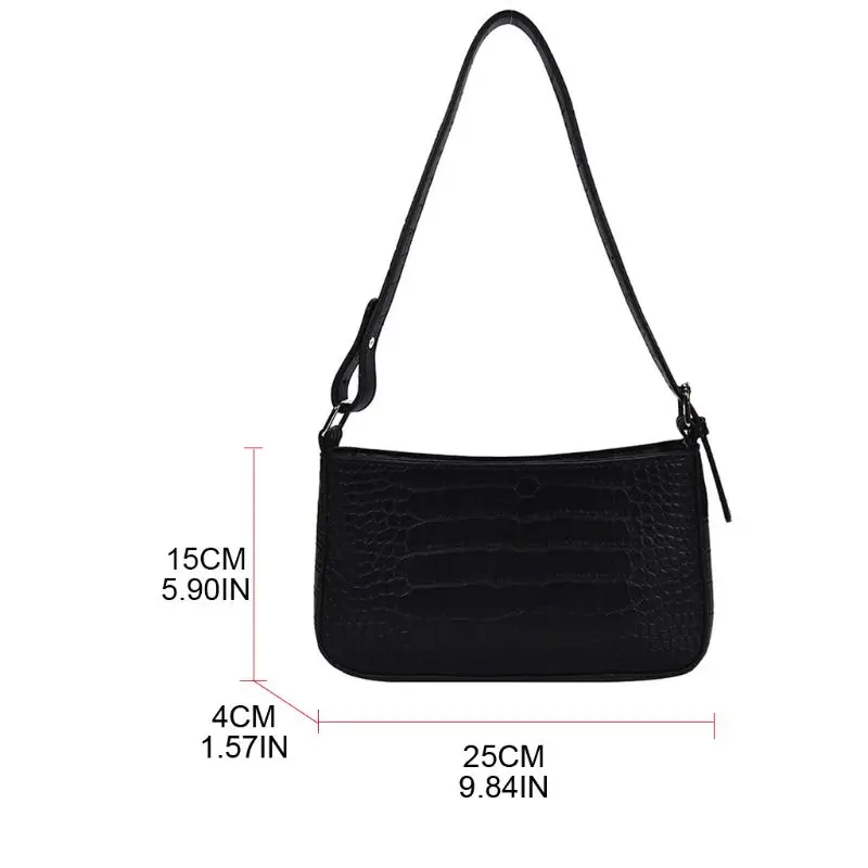 

Women Ladies Retro Underarm Shoulder Bag PU Leather Tote Purse Handbag