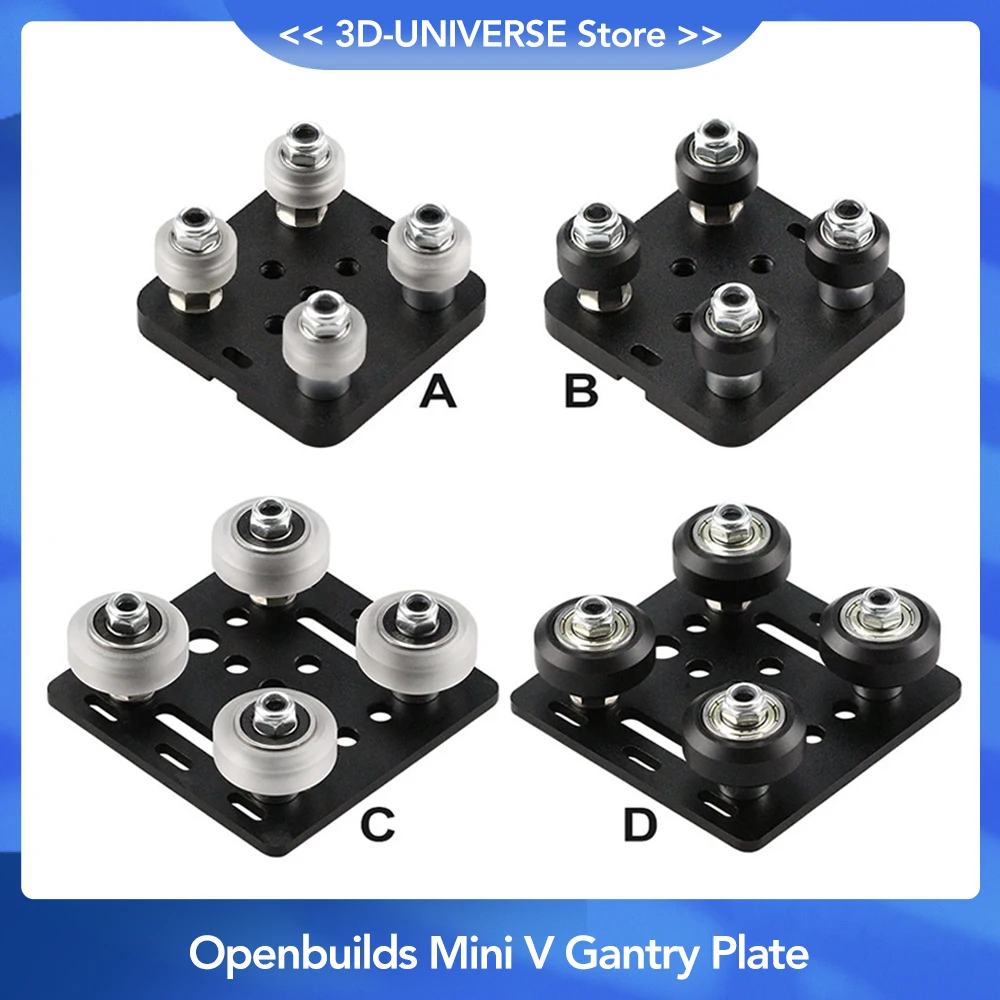 

Openbuilds Special Slide Plate for 2020 Aluminum Profiles V-slot Mini Five Roulette Openbuilds V Gantry Plat 3D Printer Parts