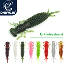 DNDYUJU Larva 10 шт.лот 55 мм, 1,4 г, стрекоза, мягкие приманки для рыбалки в виде червя, приманка для джиггинга, рыболовные приманки, искусственные снасти, приманки