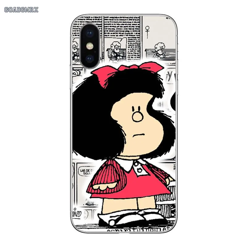 For Huawei P Smart 2019 G7 G8 P7 P8 P10 Plus P20 P30 Pro P9 Lite Mini 2017 Transparent Soft TPU Case Mafalda Phone Silicone | Мобильные