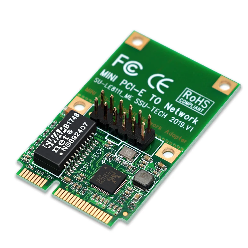 Сетевая мини карта PCI E сетевой адаптер Lan без интернета гигабитная сетевая Ethernet