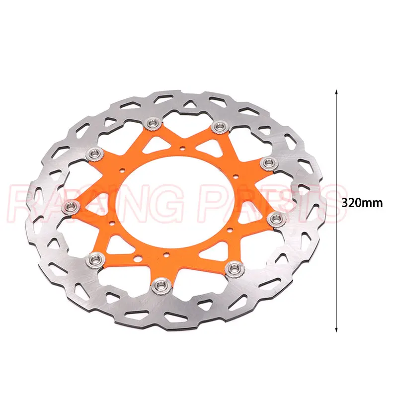 320 мм оверсайз передний ротор плавающего тормозного диска для KTM EXC GS EXCF SX SXF SXS XC XCR