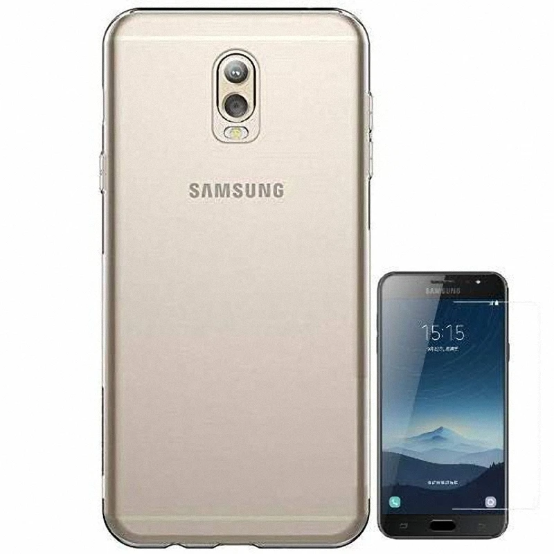 Прозрачный ТПУ мобильный телефон чехлы для Samsung Galaxy C8/C7 2017/J7 Plus/C710 мягкий