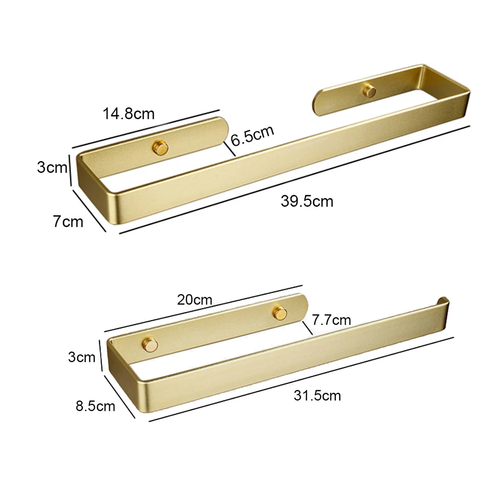 Золотой держатель для полотенец ванной комнаты рулон бумаги кухни из