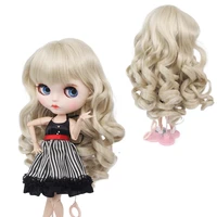25cm doll wigs fit for blythe doll high temperature synthetic fiber hair for bjdblyth dolls accesory