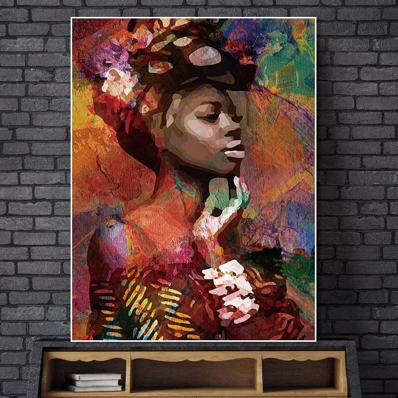 

Nordic Decorative Canvas Painting Prints Figure Poster Independent Women Home Decor Wall Art for Livingroom