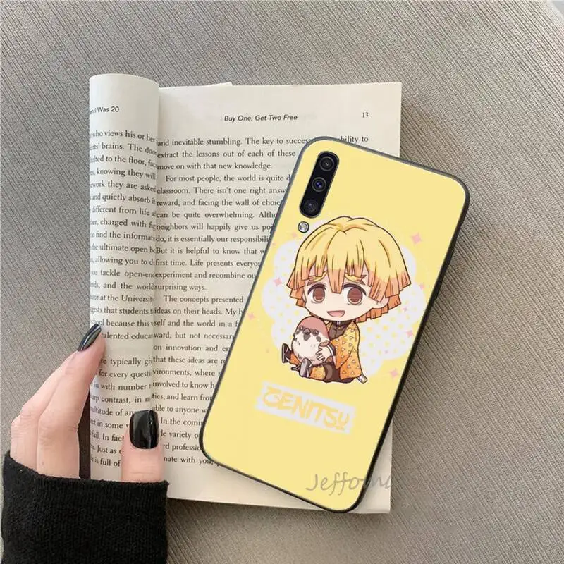 

Demon Slayer Kawaii Anime Phone Case For Samsung galaxy S 7 8 9 10 20 edge A 6 10 20 30 50 51 70 note 10 plus