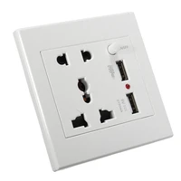 new wall socket with 2 ports usb outlet white for smart phones tablets gps mp3 smart electronics smart home