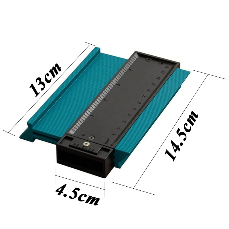 

FGHGF Plastic Gauge Contour Profile Copy Gauge Duplicator Standard 5 Width Wood Marking Tool Tiling Laminate Tiles General Tools