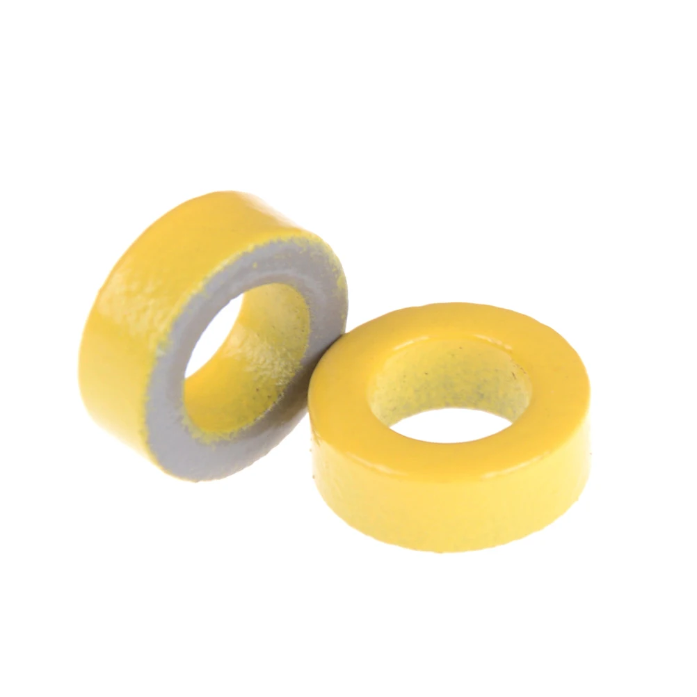 5pc yellow gray toroidal Iron powder cores dust core Ferrite Toroid Core Car bonyl iron good quality new arrival | Обустройство дома