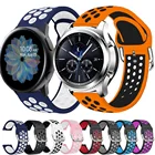 2022 мм мягкий силиконовый спортивный ремешок для Xiaomi Amazfit Bip Gts Gtr браслет для Huami Amazfit Pace Stratos Gtr 42 47 мм ремешок