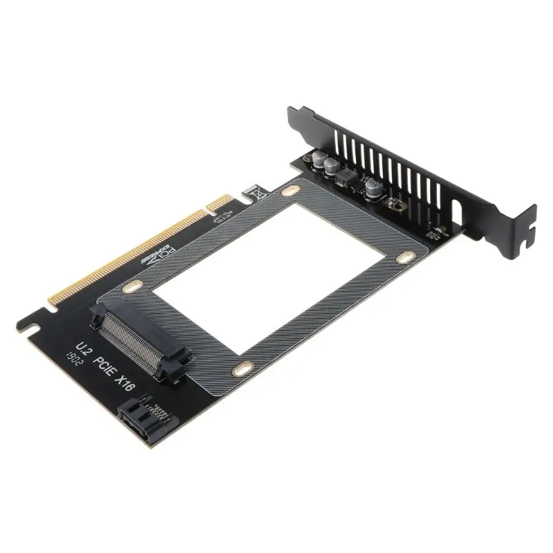 Переходник PCI-E Riser 3 0 4X X16 к U.2 SFF-8639 адаптер NVMe PCIe SSD PCI-e U2 карта M.2 NGFF 2 5 'SSD на PCI-EX16