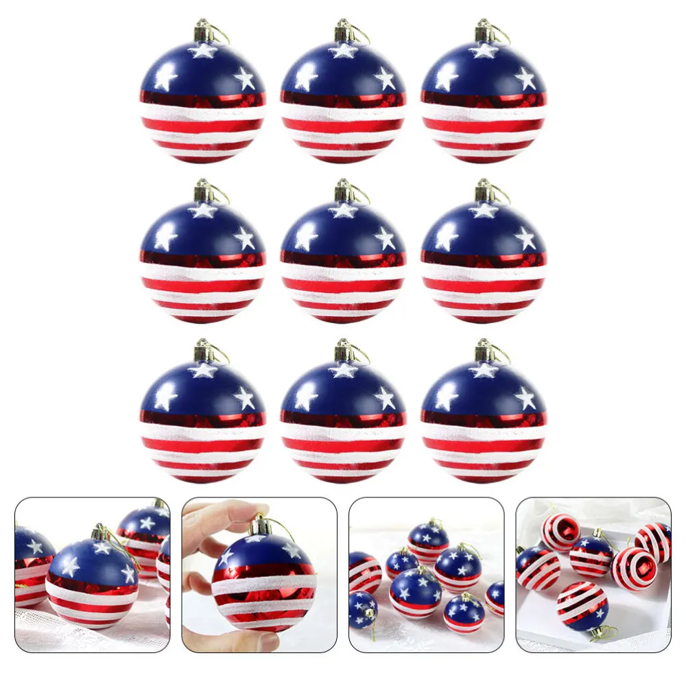 

9Pcs Independence Day Hanging Ornaments Independence Day Party Decors