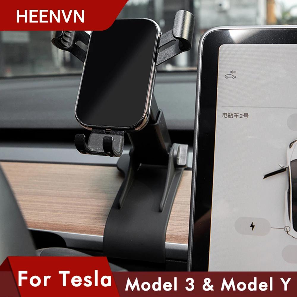 Новинка 2021 держатель для смартфона Heenvn опора сотового телефона Tesla Model 3