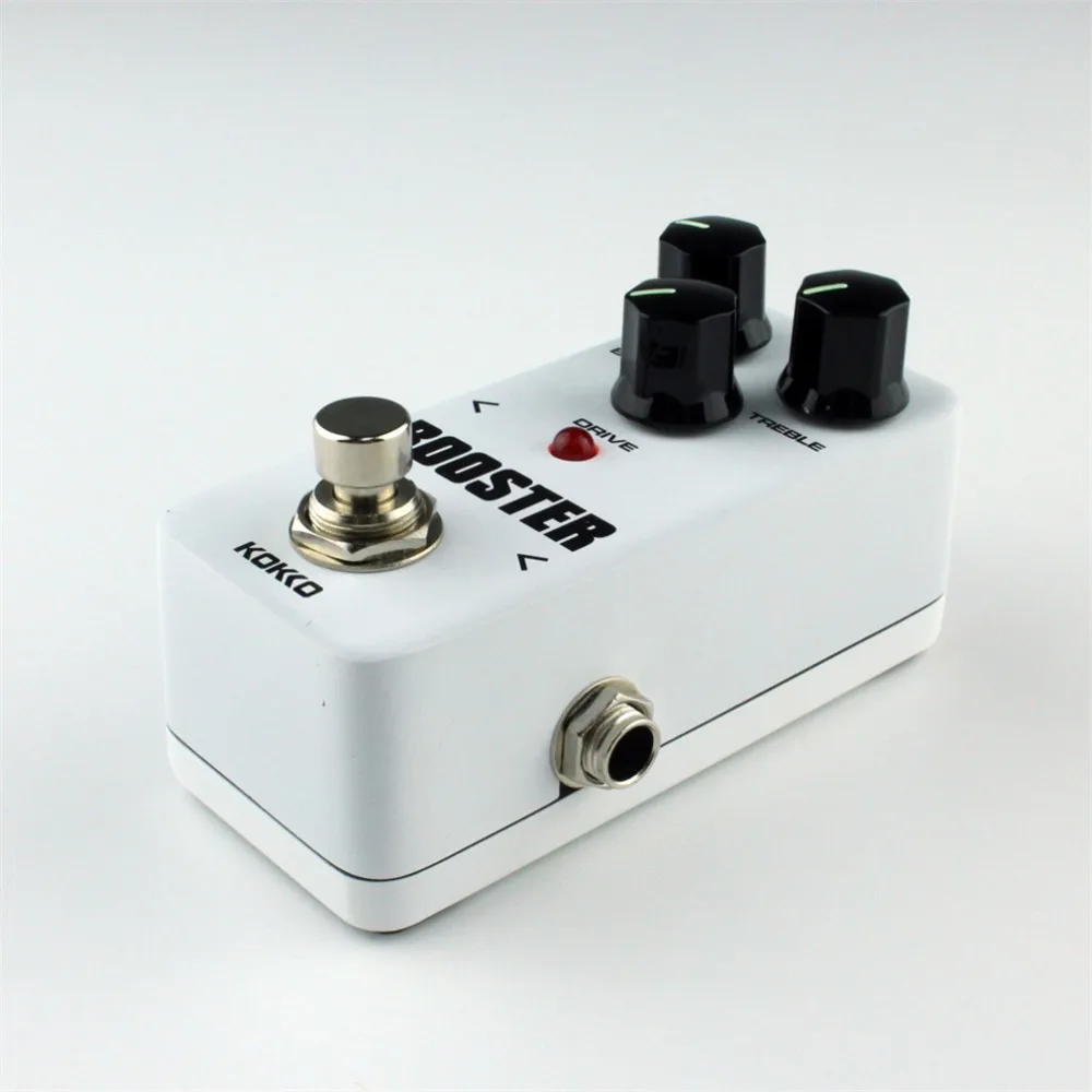 KOKKO FBS-2 мини-педаль для гитарного эффекта овердрайв Guitarra Overdrive Booster высокомощная трубчатая гитара двухсегментный эквалайзер-эффект устройства