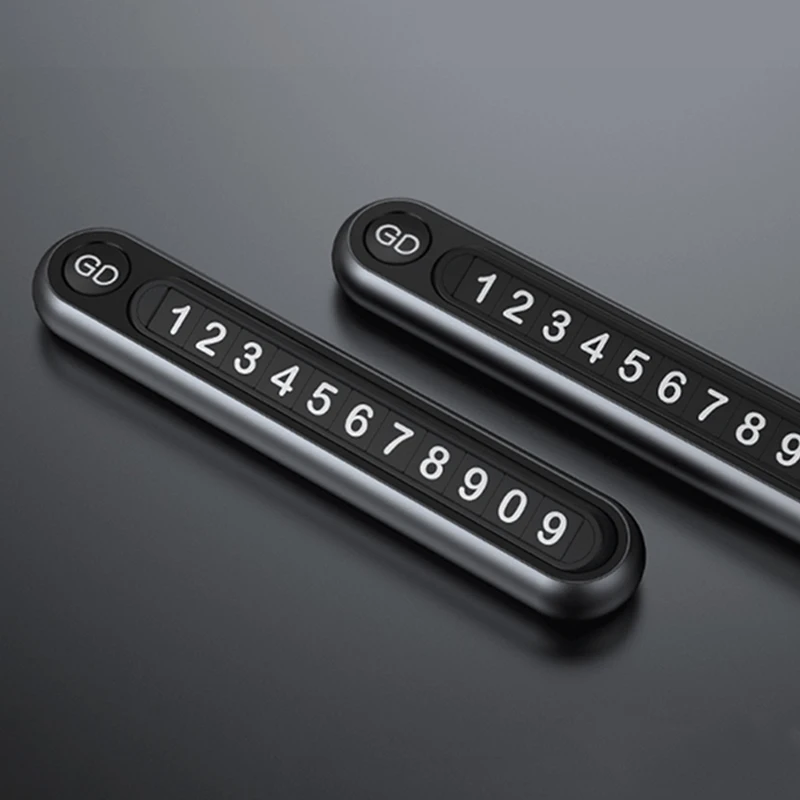 Трехмерная металлическая парковочная табличка rylyбонс может скрыть цифры 3D