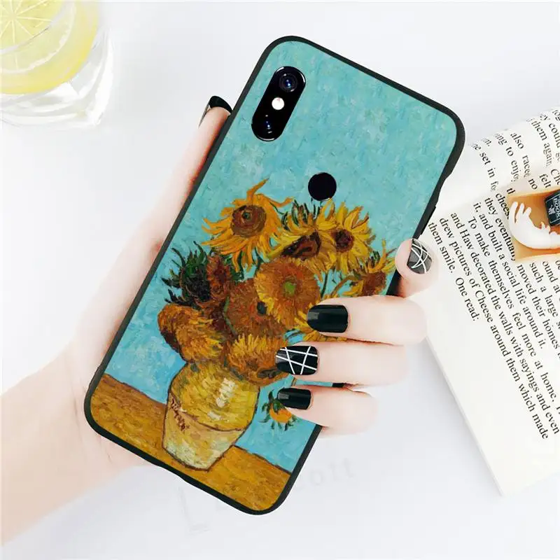 

Retro Van Gogh art painting Phone Case For Xiaomi Mi A1 A2 5 6 6PLUS 8 9 SE Lite MIX 2 2S MAX 2 3 Pocophone F1