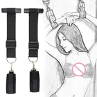 Интимные игрушки для женщин наручники для шеи манжеты Для лодыжек БДСМ секс бандаж ограничители для взрослых игры интимные товары для женщин панк Штаны с цепочкой ремни