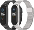 Ремешок Миланская петля для Xiaomi Mi Band 6 5 4 3, сменный металлический браслет из нержавеющей стали с магнитной застежкой для Miband 3 4 5 6