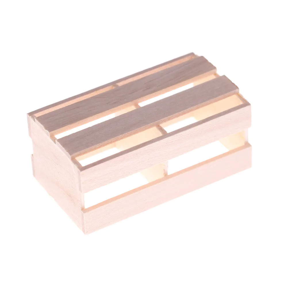 Аксессуары 1:12 куклы для кукольного домика деревянная коробка Дома кухни