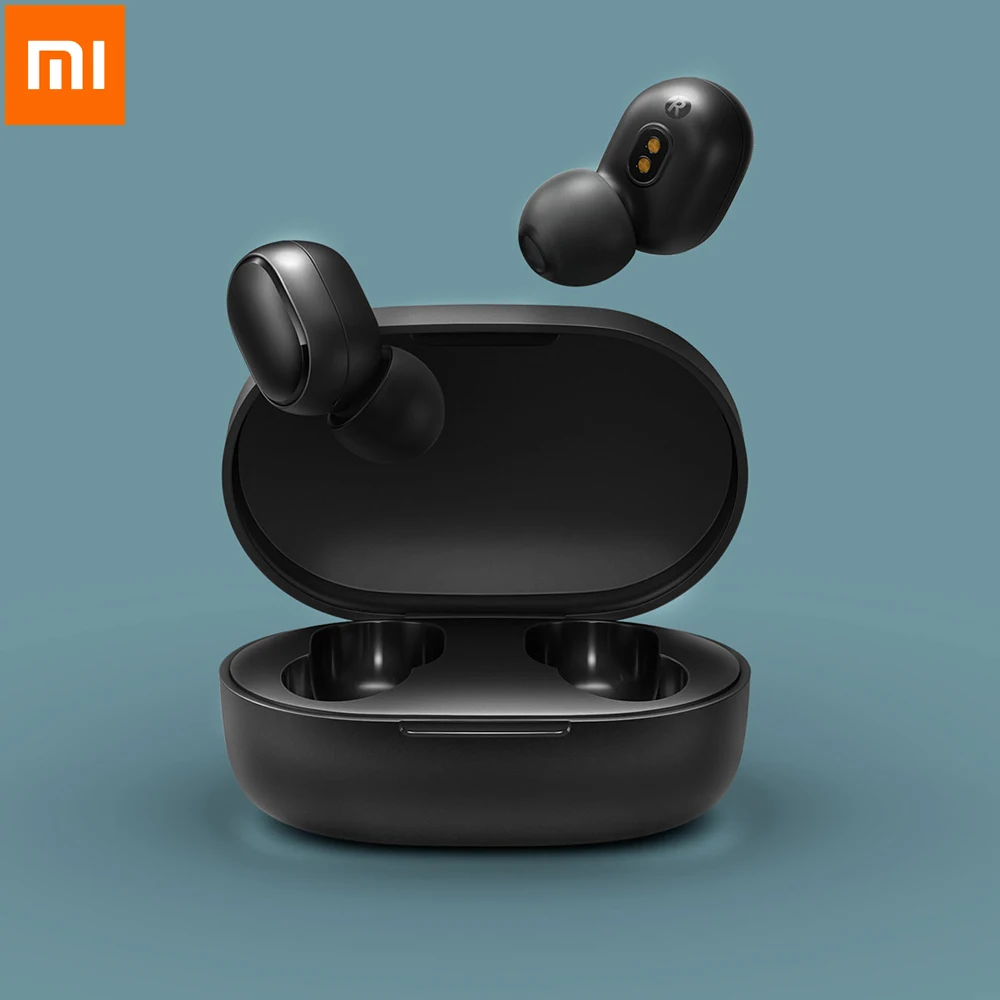 Xiaomi Redmi Airdots TWS Bluetooth 5,0 наушники стерео беспроводные активные шумоподавления с микрофоном свободные Наушники управление AI