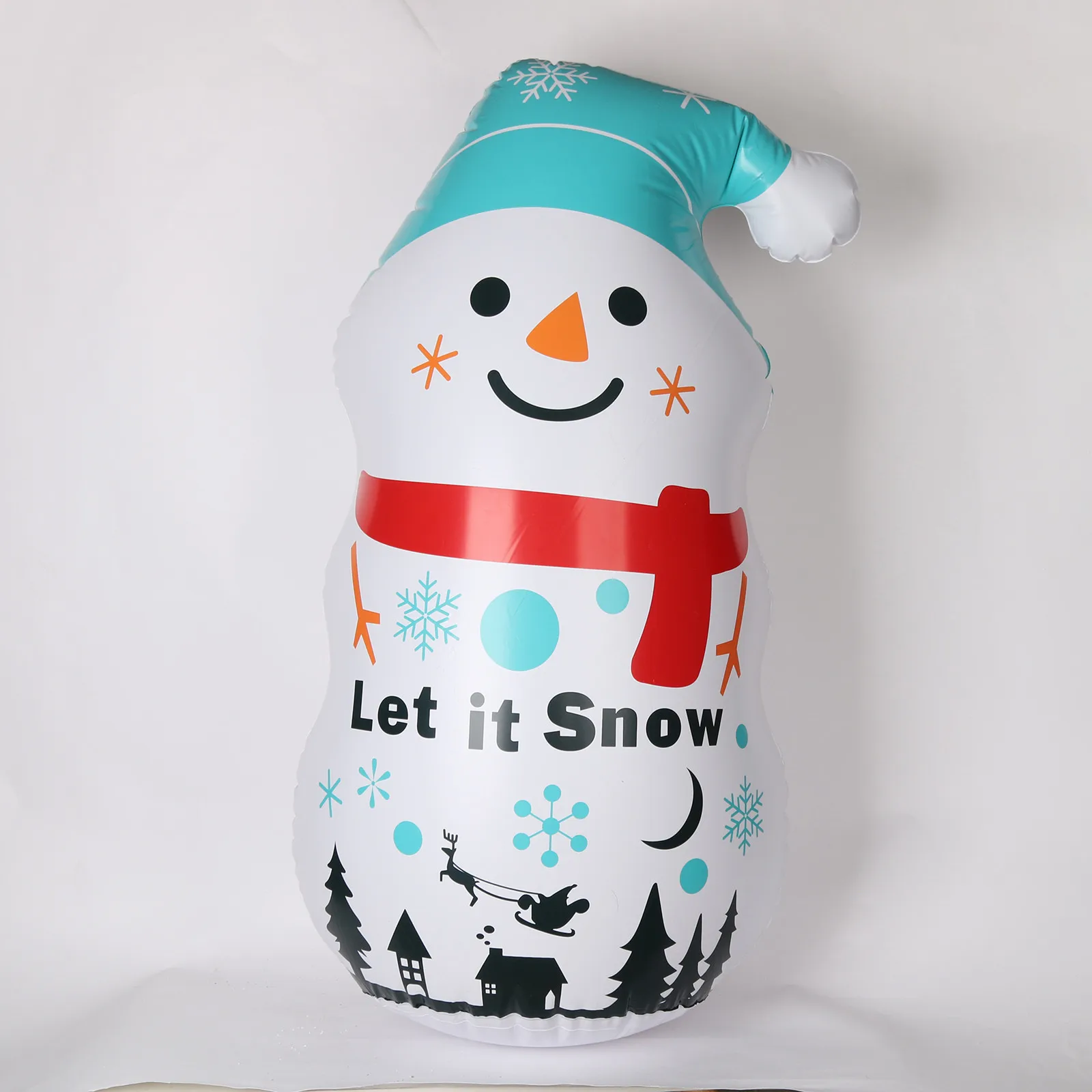 

45 дюймов 2022 Новый Рождественский надувной снеговик стакан надувной Рождественский снеговик игрушки домашнее вечерние ничное украшение ул...