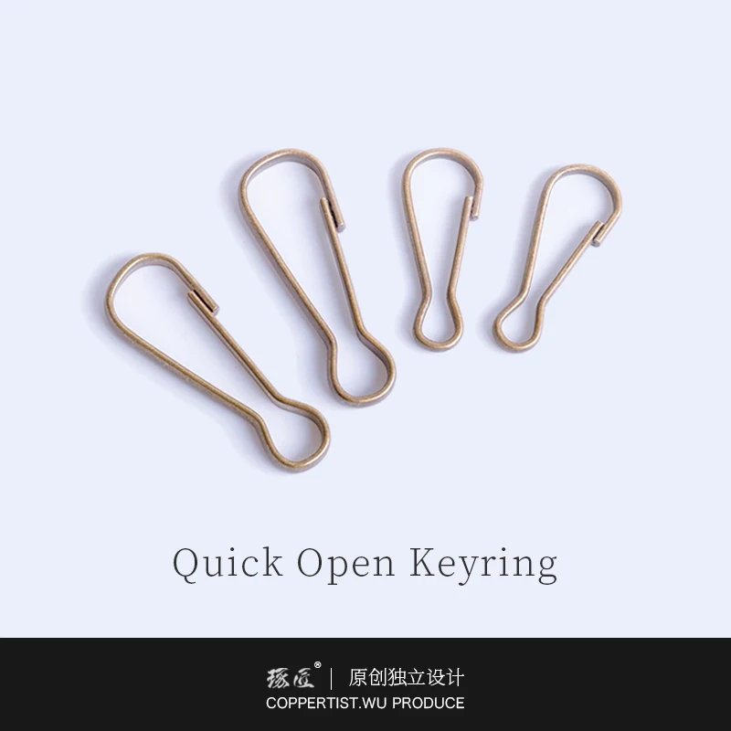 COPPERTIST.WU быстрооткрывающиеся крючки с застежкой лобстером для DIY брелок ключей