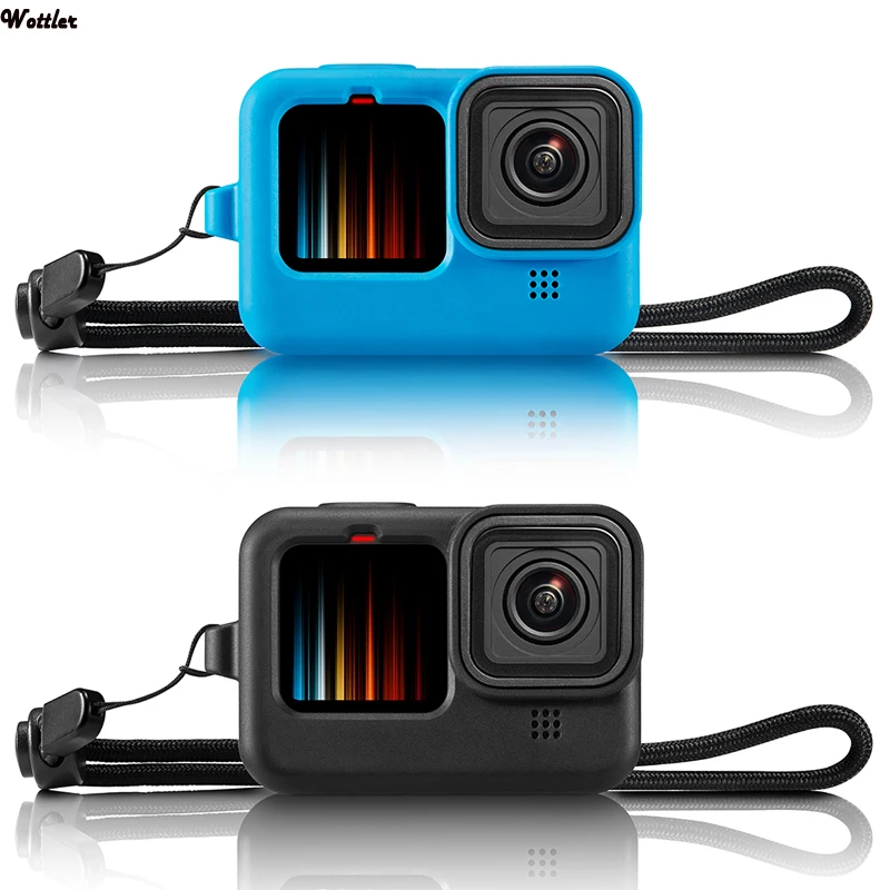 

Silicon Protective Cover Case for GoPro Hero 9 Black Sleeve Housing Case Frame with Lanyard Accessory For Go pro 9 Case