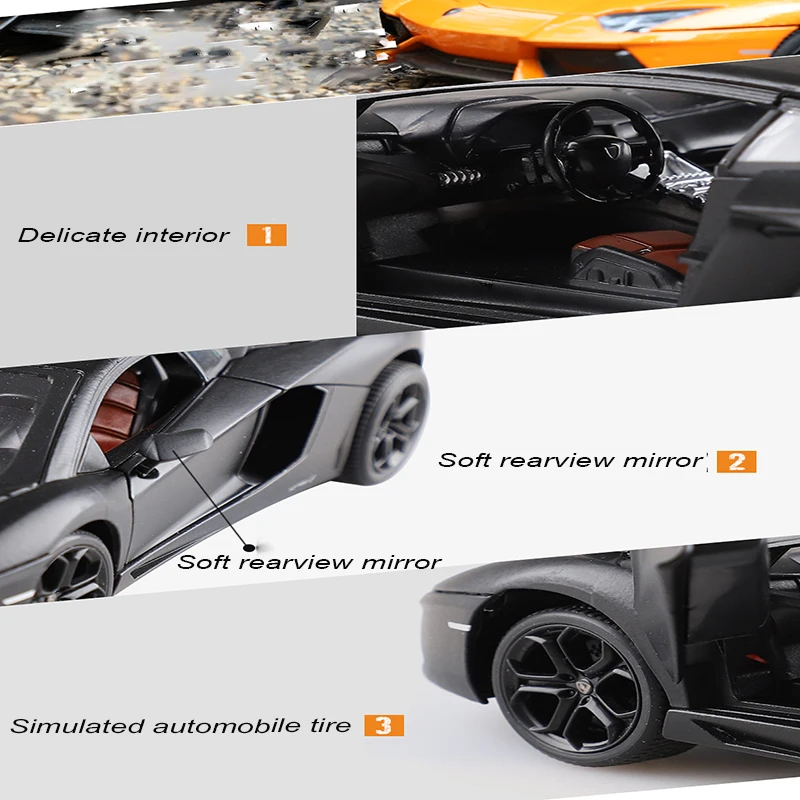 Lamborghini открытая дверь перезаряжаемый сплав пульт дистанционного управления модель автомобиля пульт дистанционного управления игрушка для детей