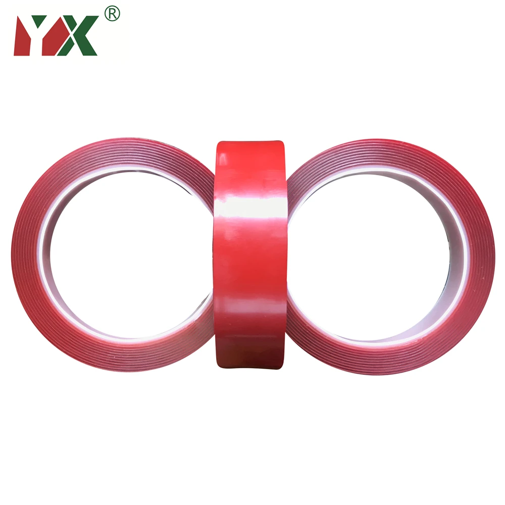 Двухсторонняя лента YX прозрачная акриловая пенопластовая многоразовая