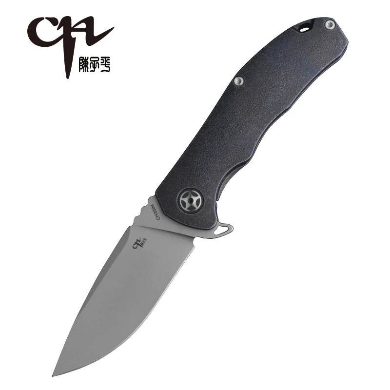 CH ножи 3504 Eafengrow 3 54 дюймов Stonewash S35VN складной охотничий нож с титановой ручкой