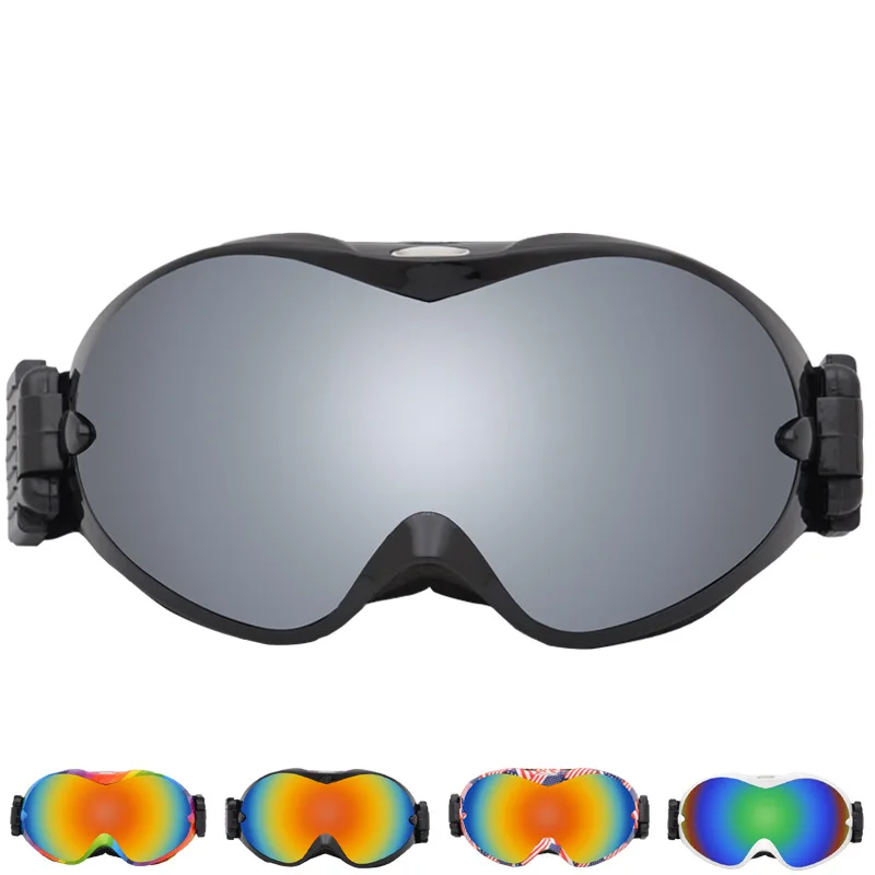

Hot Sales Ski Goggles Spherical Double Layer Anti-fog Outdoor Sports Equipment Snowfield Eye-protection Goggles Bicycle Glass