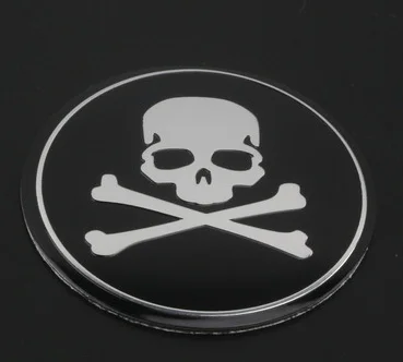 4 шт. 56 мм колпачок на ступицу колеса автомобиля в форме черепа эмблема наклейка