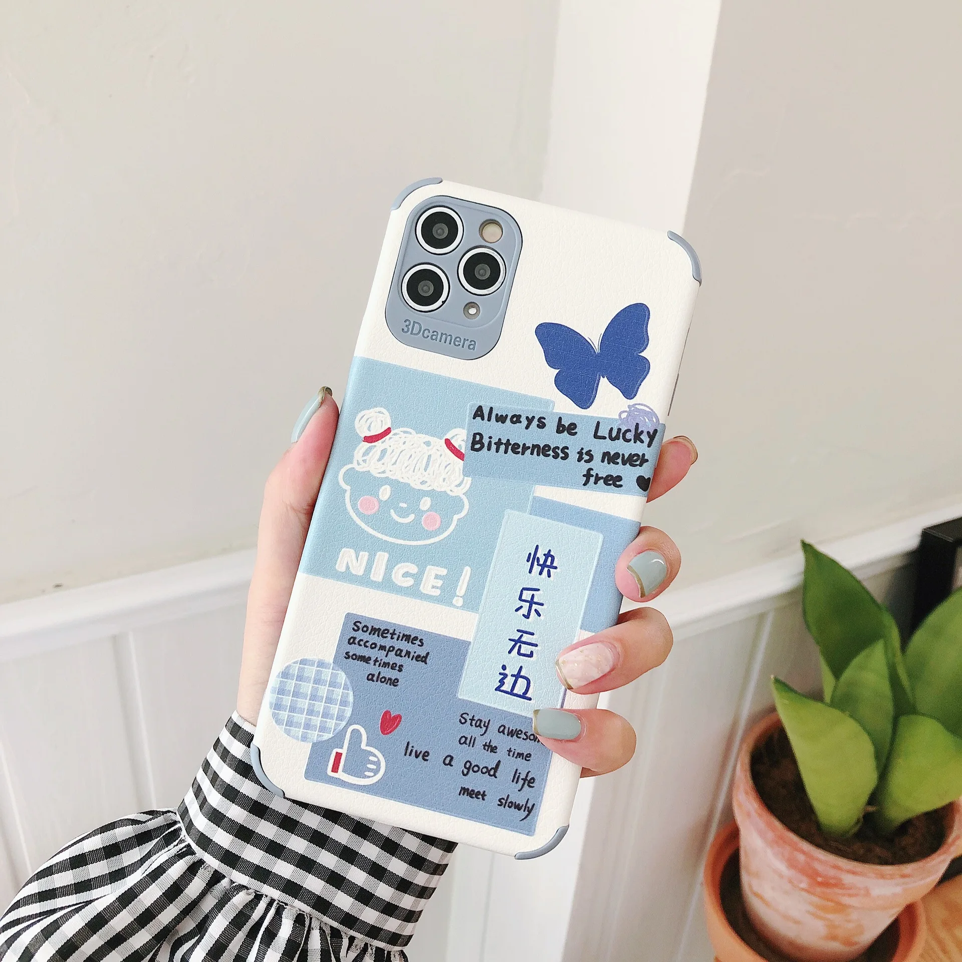 

Retro sweet doodle girls art japanese Phone Case For iPhone 12 11 Pro Max Xr Xs Max 7 8 Plus 12 mini 7Plus case Cute soft cover