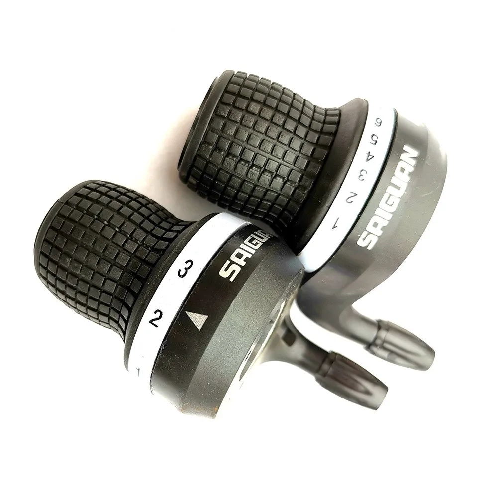

1 Pair Handlebar Shifter Bicycle Black Cycle Flexible MTB Mountain Bike