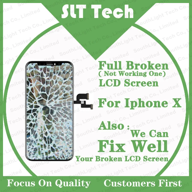 ЖК-дисплей для Iphone X оригинальный дигитайзер в сборе полные сломанные ЖК-дисплеи