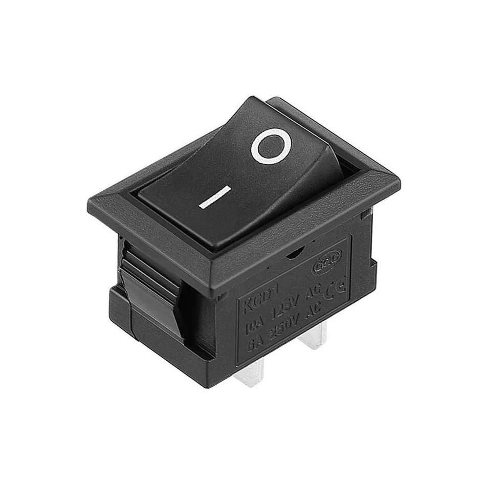 5 шт. клавишный переключатель контурный 2-контактный кнопка вкл./выкл. оснастка