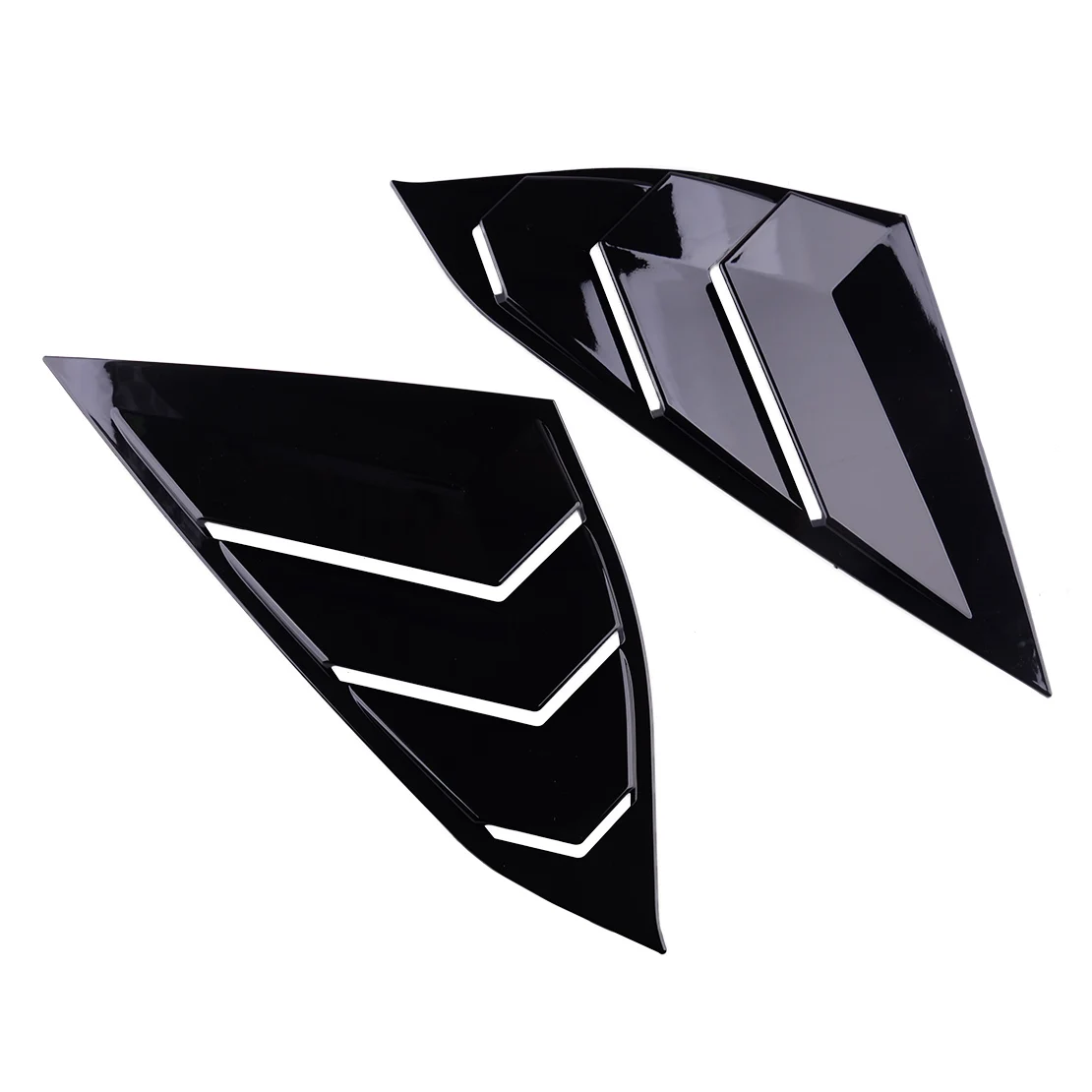 

1 Pair New Car Side Air Vent Window Quarter Louver Cover Gloss Black Fit for Honda Accord 2018 2019 2020