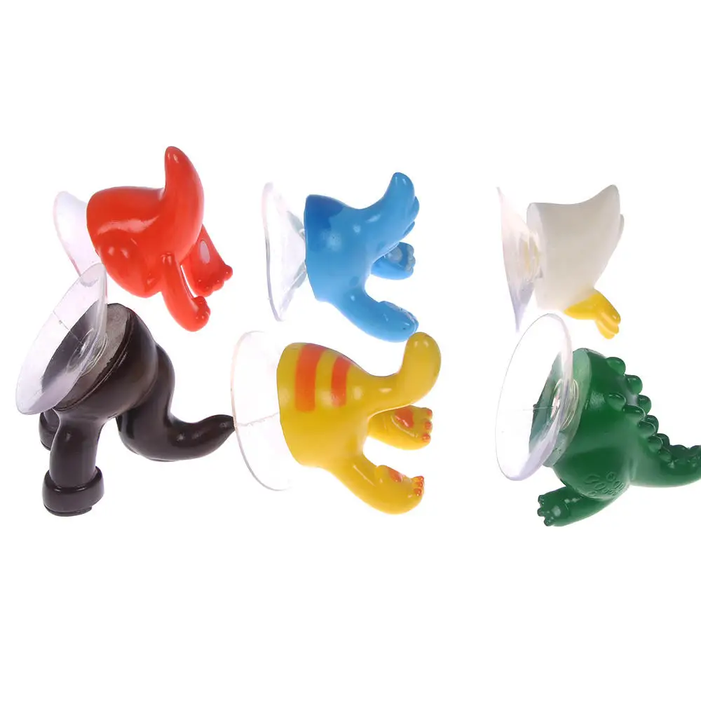 Новый мультяшный милый хвост животного резиновая присоска настенный крючок