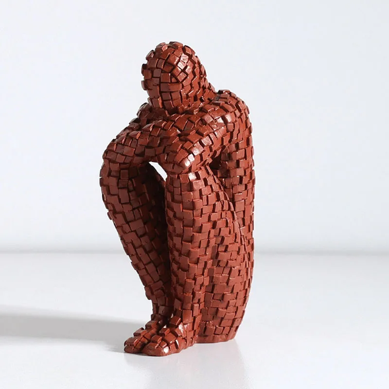 

Resin Action Figures Miniatures Living Room Decoration for Bedroom Desk Decoration Accessoriesmodern Figurines for Interior Deco