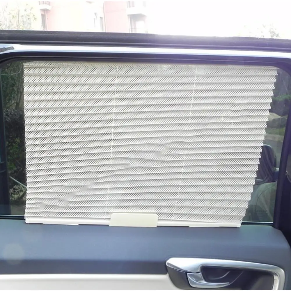 

1 Piece 3 Optional Color Sun Shield Car Auto Retractable Side Window Curtain Shade Sunshade Mesh